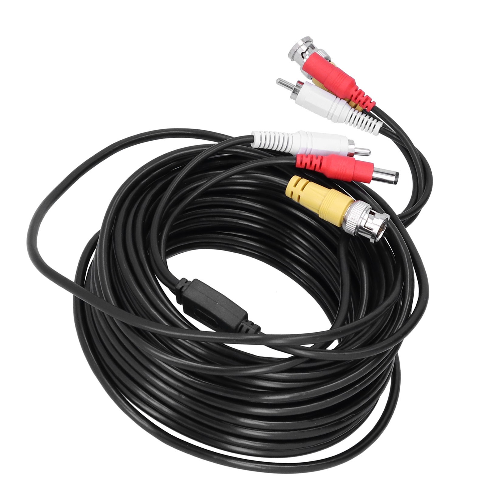 Hot 10-30m BNC DC Video Audio Power Cable Cord Wire For CCTV Security Camera DVR