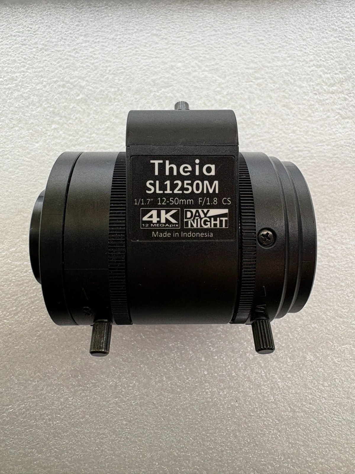Theia SL1250M 12-50mm Megapixel CS F1.8 Auto Iris (4K) Telephoto CCTV Lens 1/1.7
