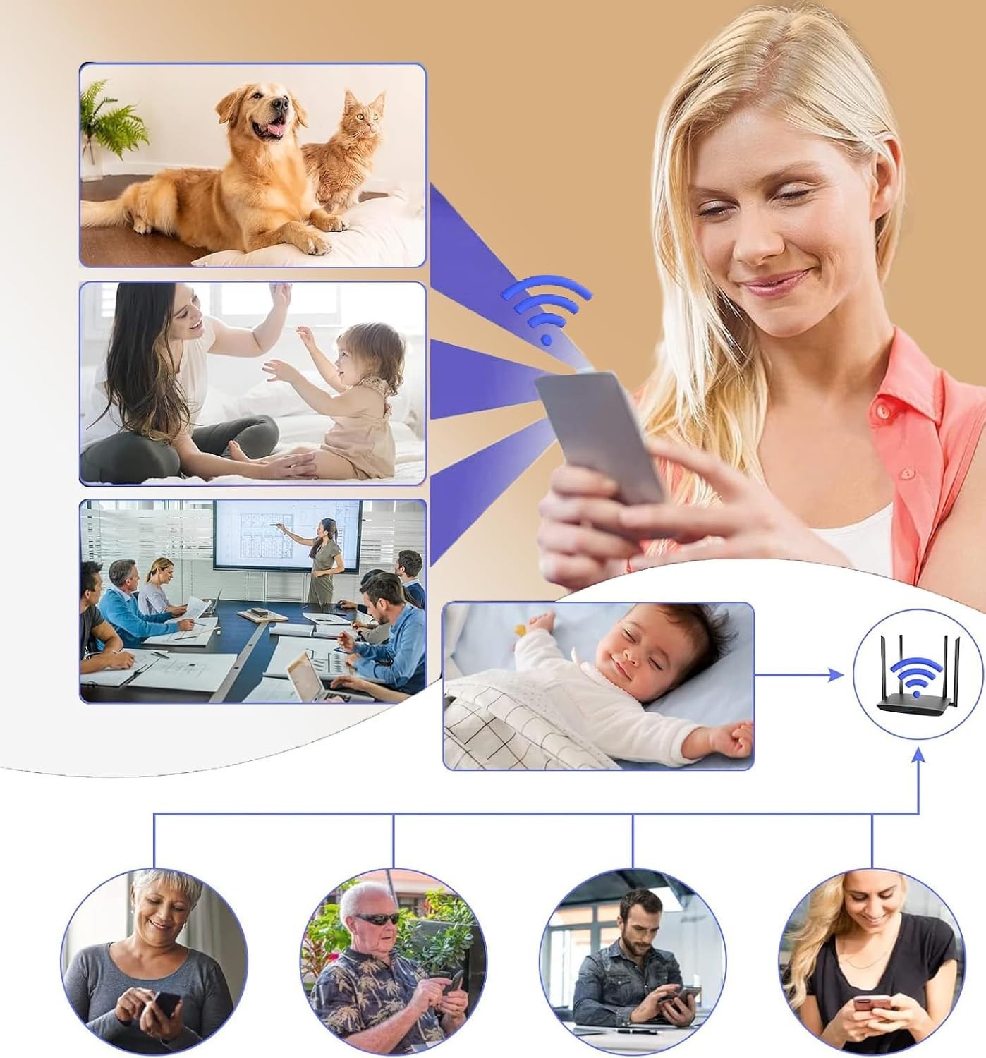 HD Mini Camera Wireless Surveillance Cam – iOS & Android App