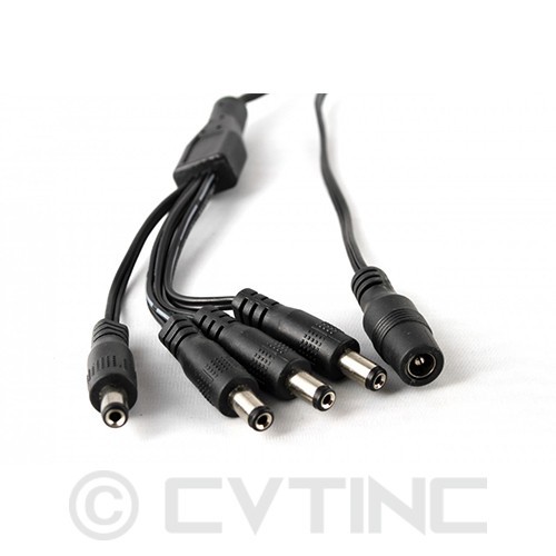 DC 12V 3Amp 60W Power Adapter 4-Split Power Cable for CCTV Security Camera