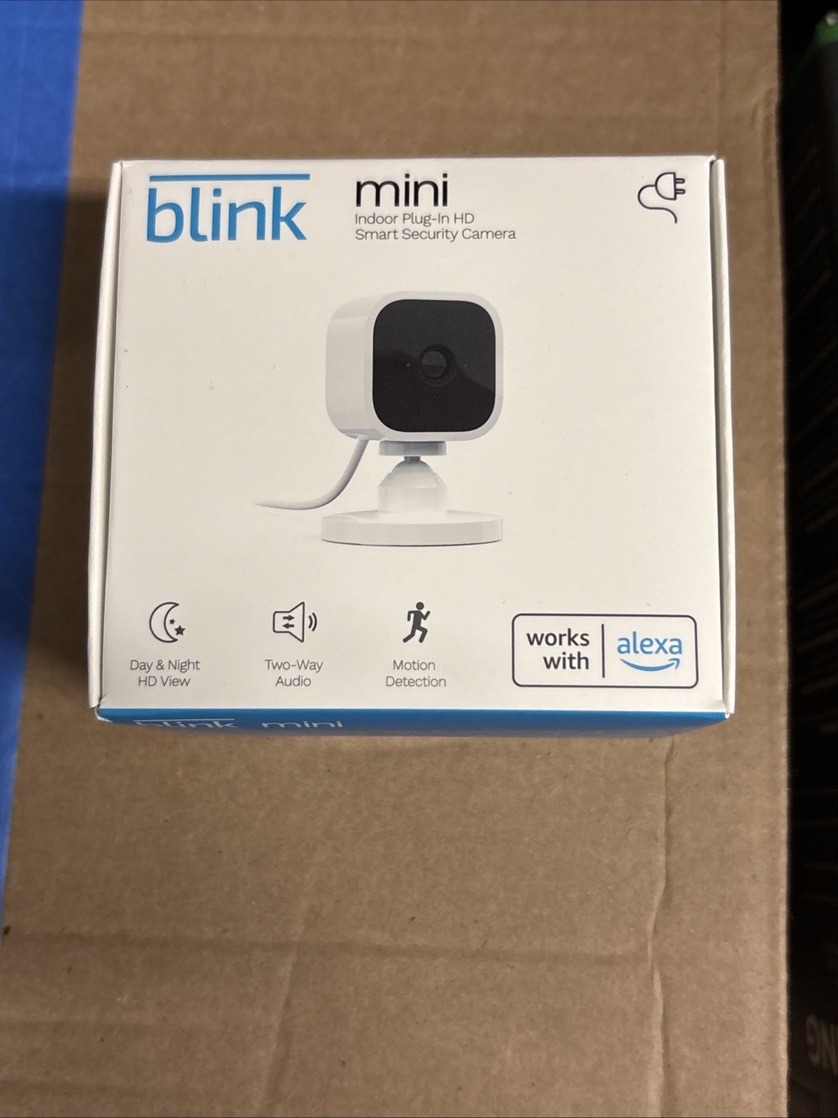 Blink Mini Indoor Plug-In Live HD Smart Security Camera (New in Box)