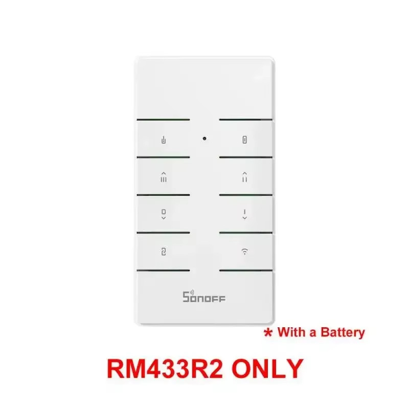 RM433 R2 433MHz RF Remote Controller 8 Button Remote Control Paired With TX Wal
