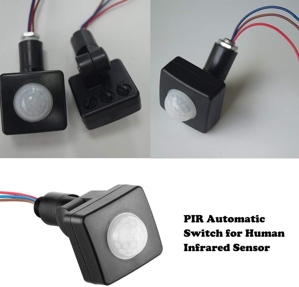 Energy-Saving PIR Body Infrared Motion Sensor Switch – 30W Power and Adjustable