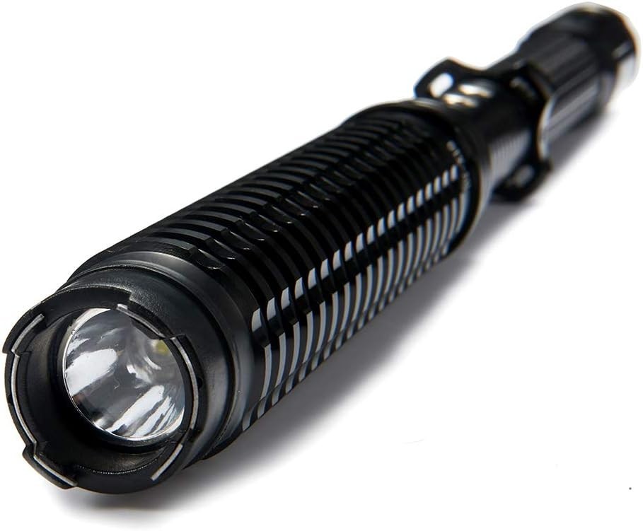 Advanced Self-Defense Tool: 80 Million Volt LED Flashlight – Adjustable 18.9in
