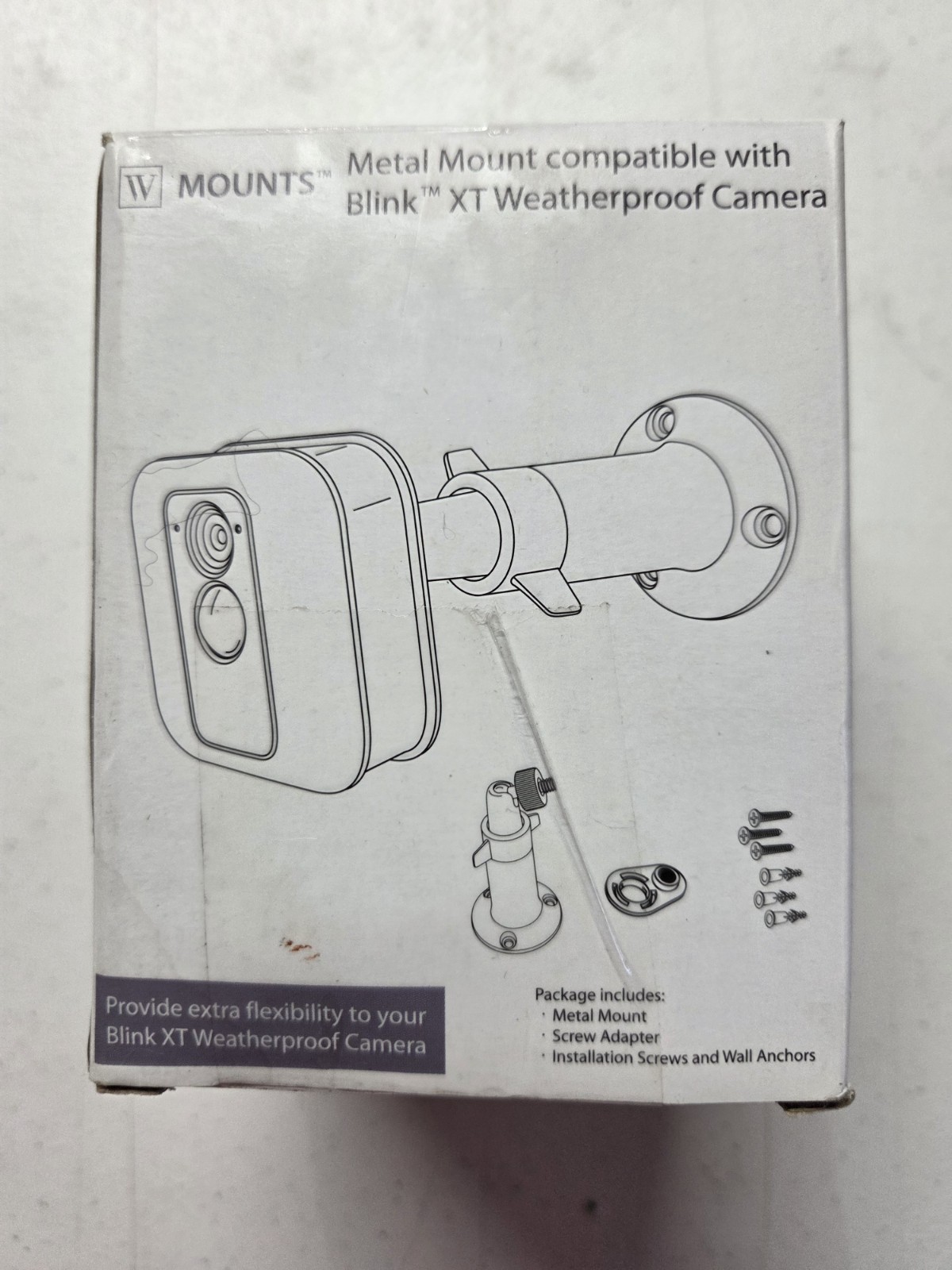 Wasserstein Metal Mount For Blink XT Cameras BLACK