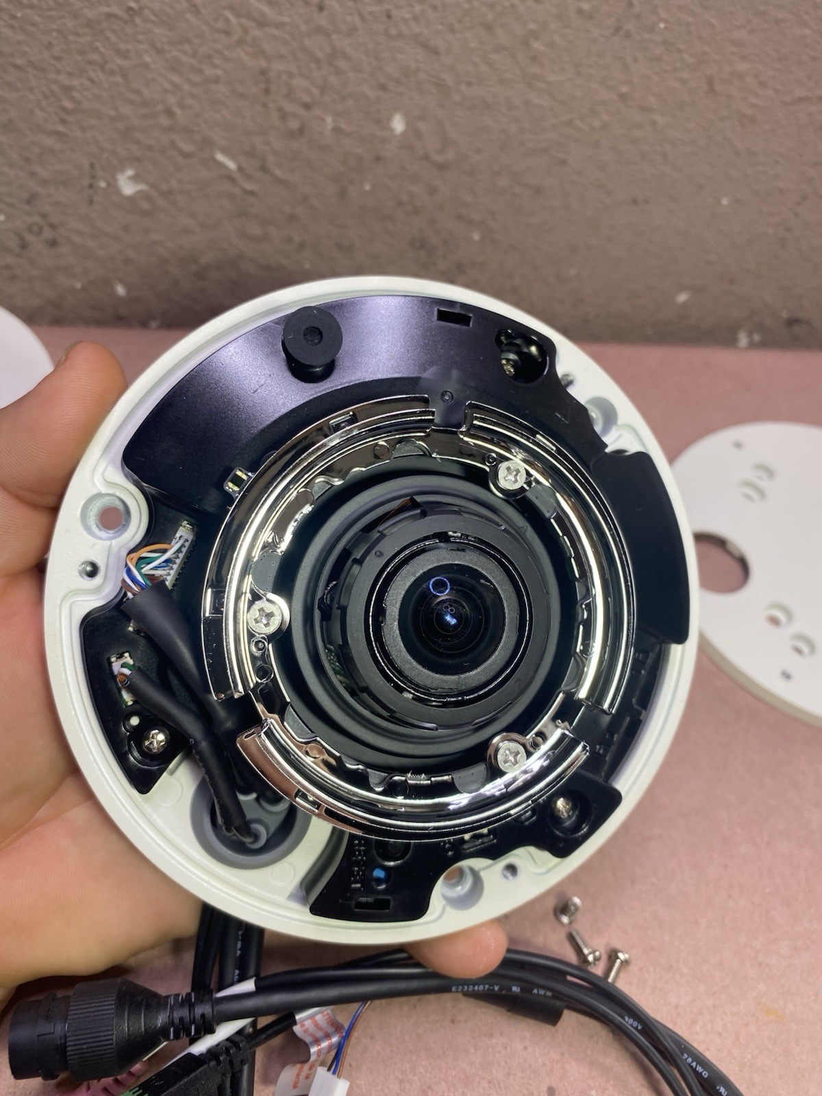 Wisenet XNF-8010R 6MP Indoor Fisheye Dome Camera with 360°