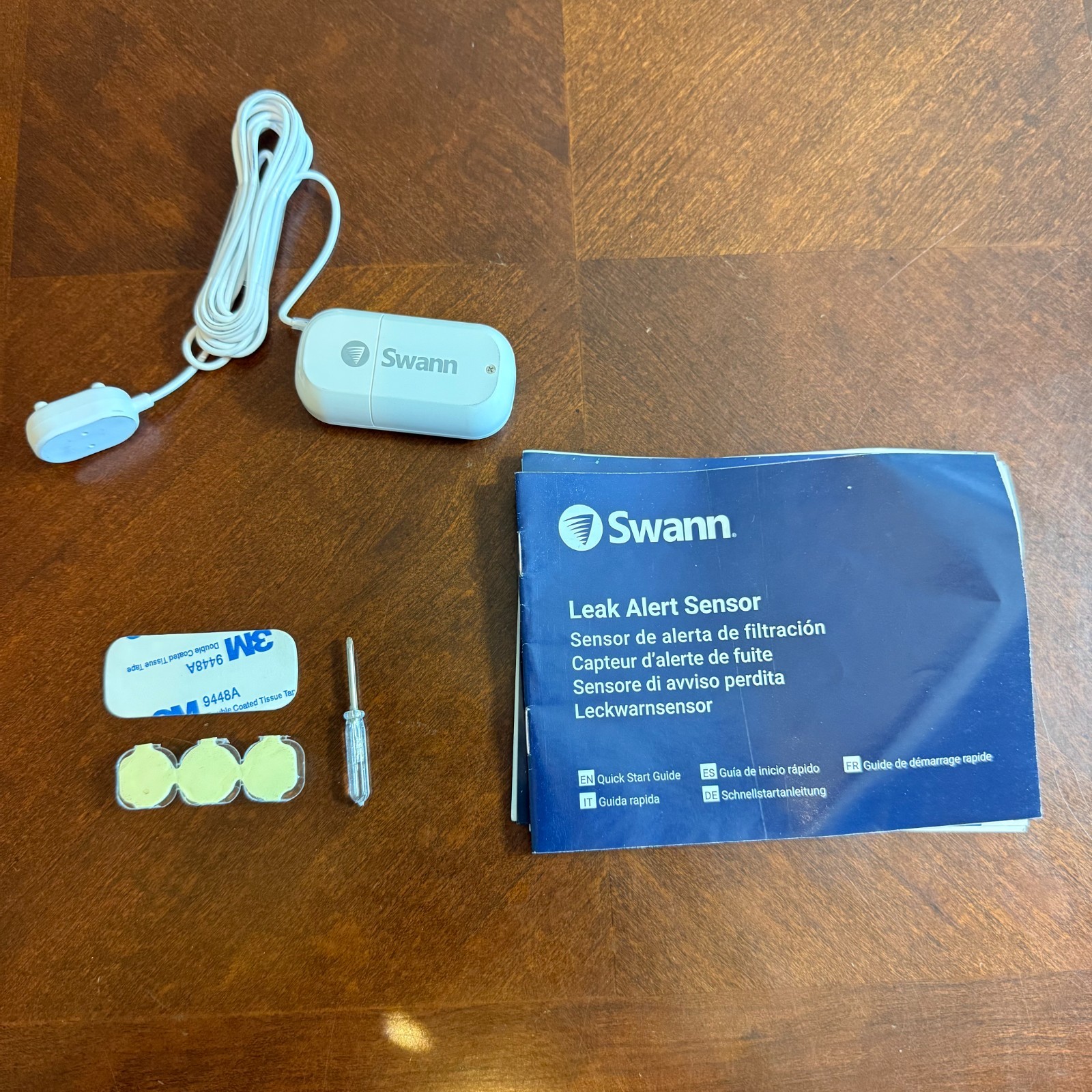 Swann Wi-Fi Water Leak Sensor SWIFI-LEAK Smart Detector Wireless Battery Alarm
