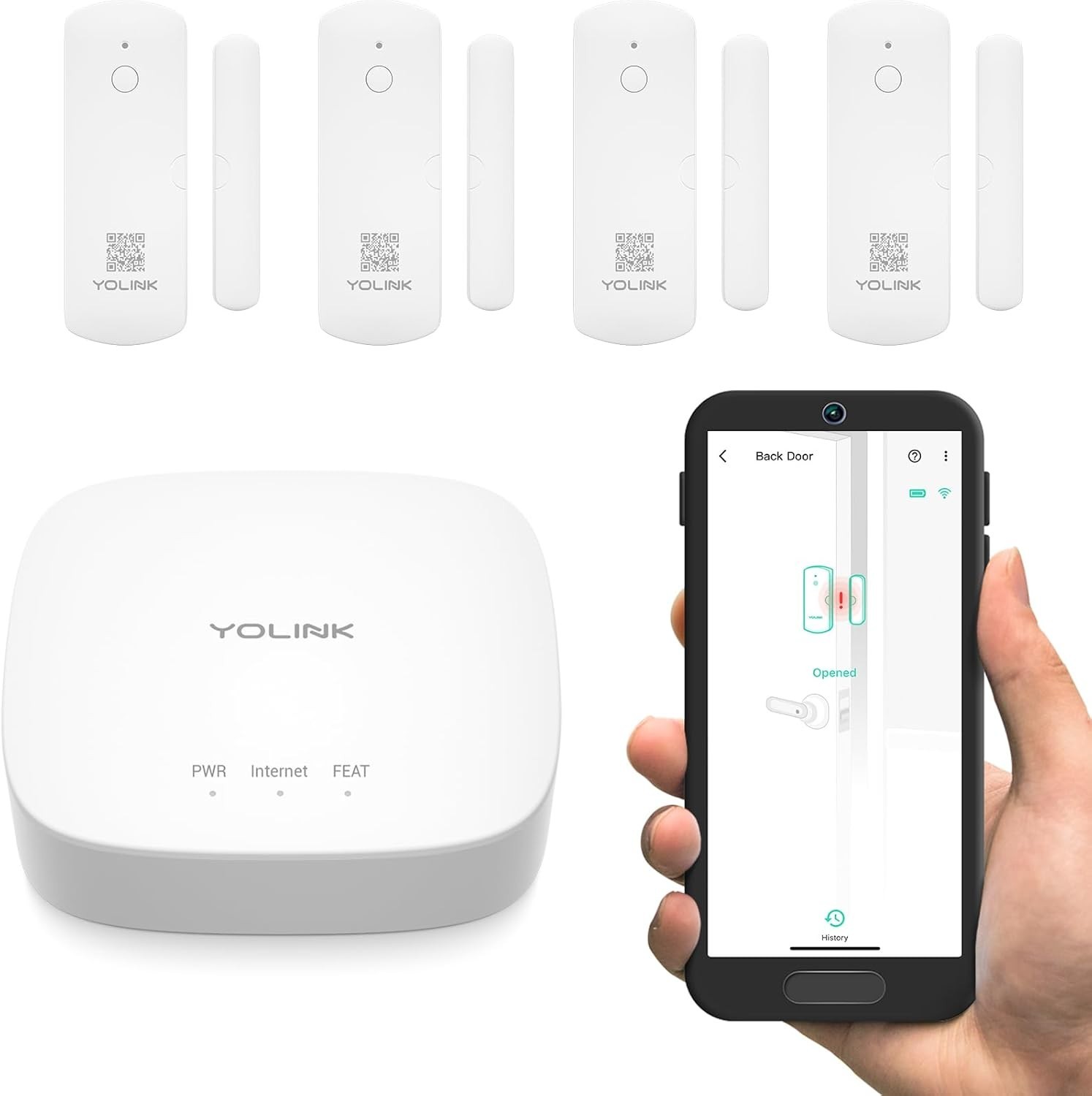 LoRa Smart Door Sensor Starter Kit: – 1/4 Mile Open-Air Range, Door Left-Open…