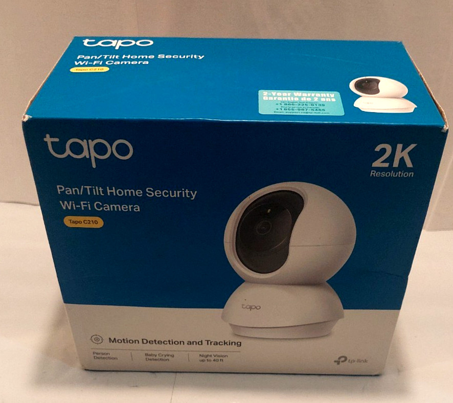 TP-Link Tapo C210 2K Pan Tilt Home Security WiFi Camera Smart Baby Monitor 3MP