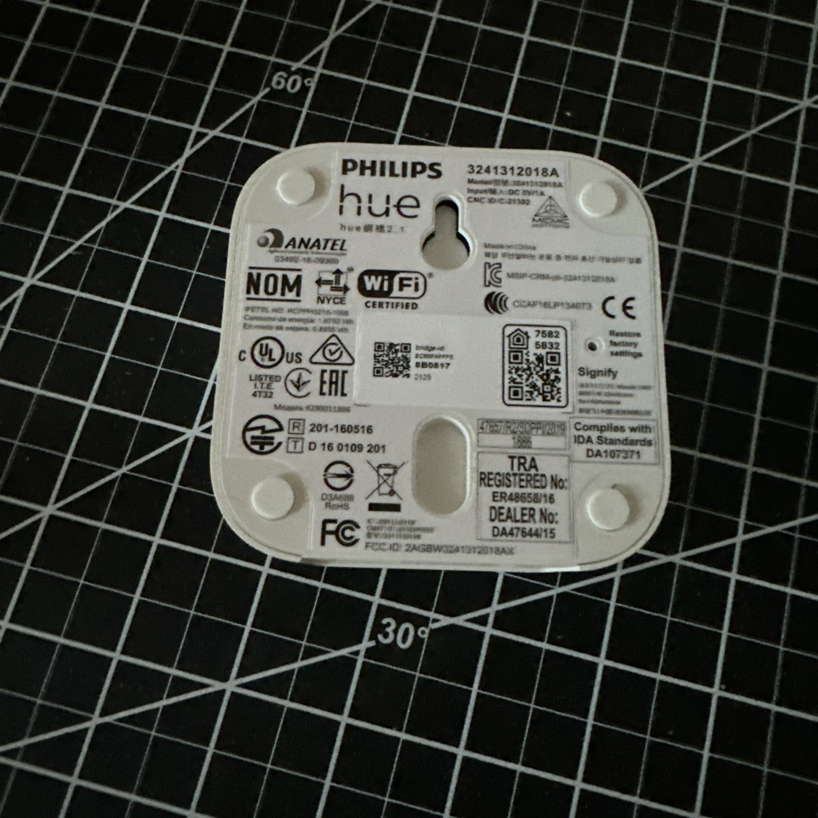 Philips Hue Bridge personal wireless lighting Controller Hub Nest Alexa AS-IS