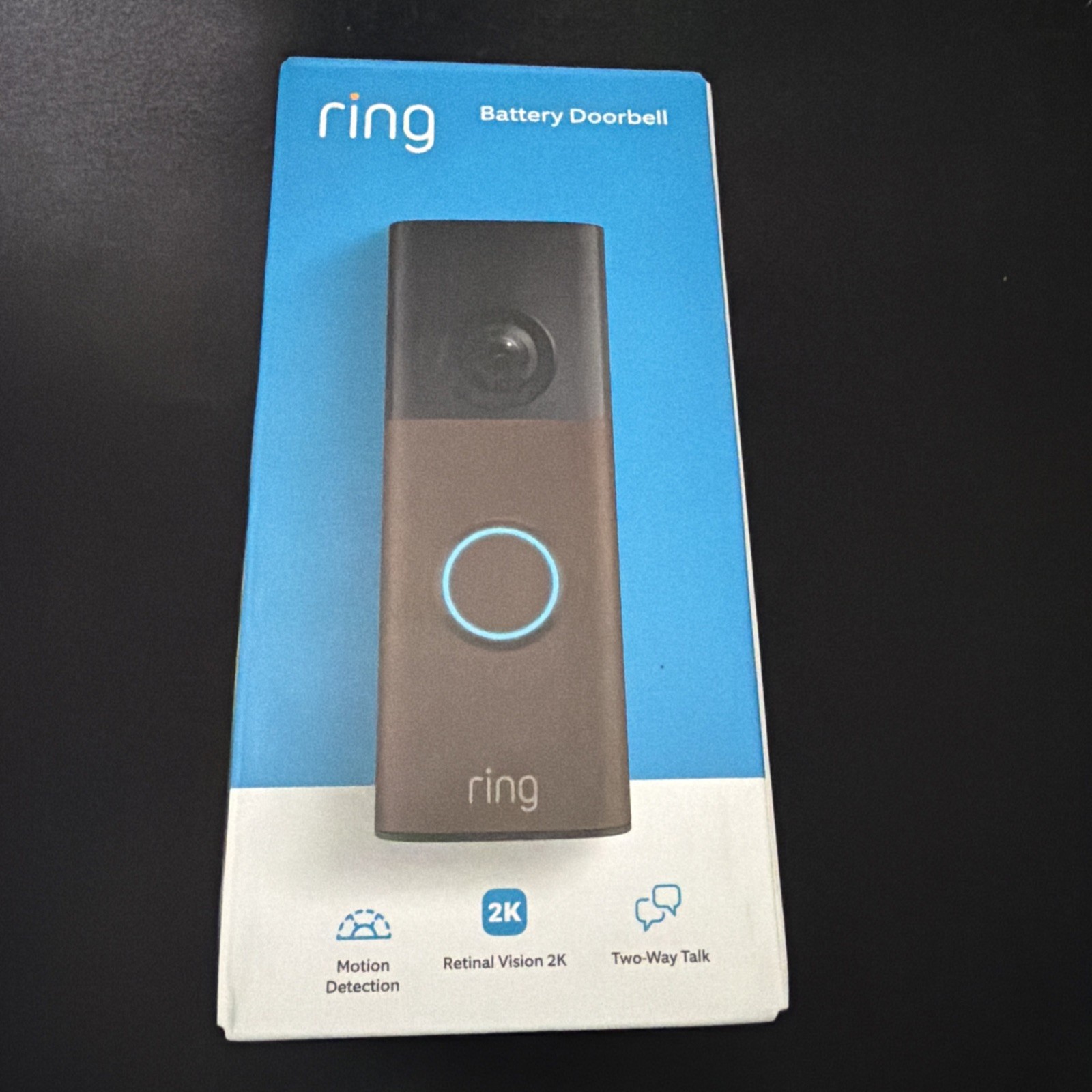 Ring Battery Doorbell Retinal 2K Matte Mocha (2nd Gen) – New Sealed