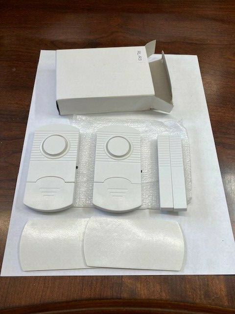 2PK WHITE RF ALARM SYSTEM FOR DOORS OR WINDOWS #SB-RL.R3 – OPEN BOX (SS2)