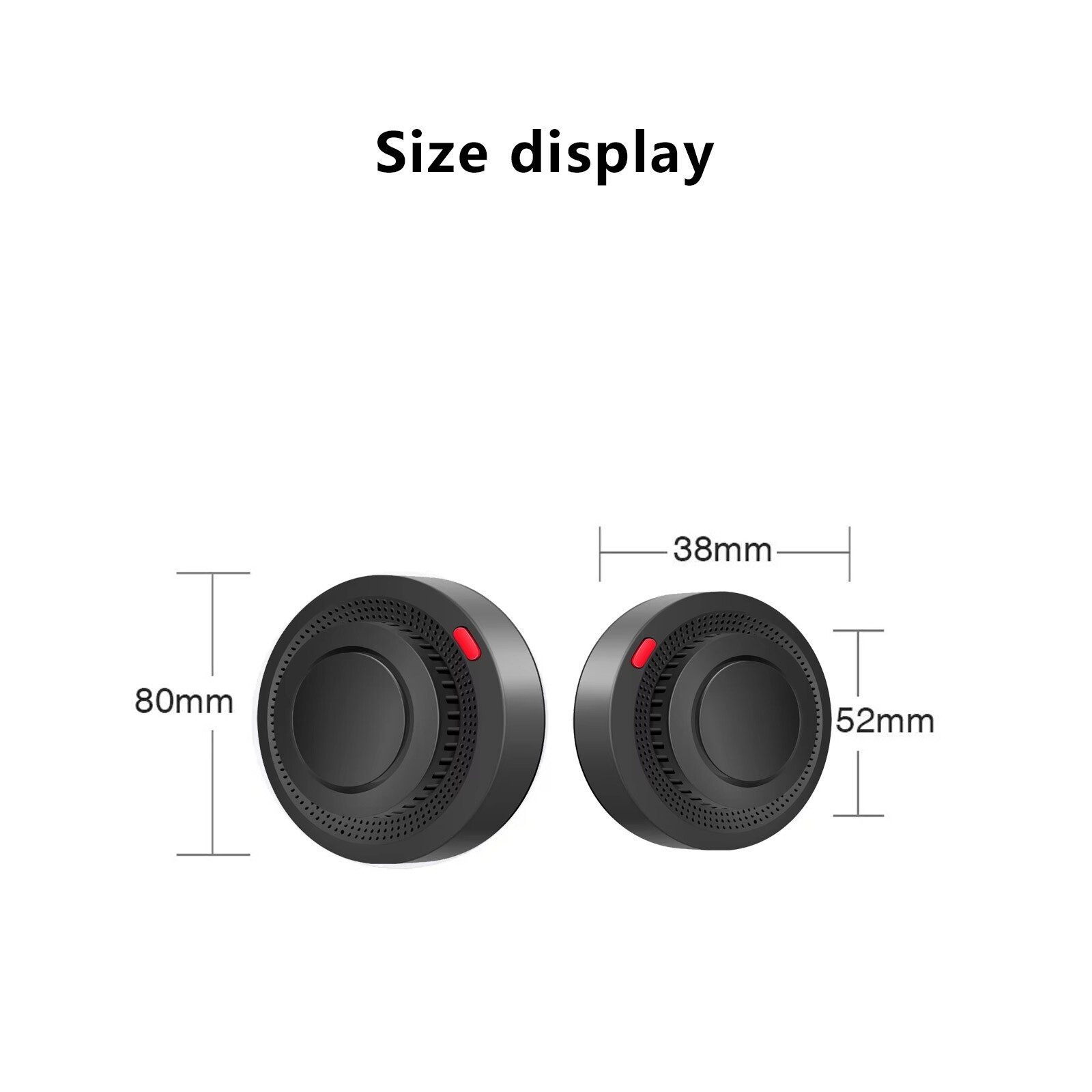 Intelligent WiFi Smoke Sensor Fire Protection 85dB Sound Security System Control
