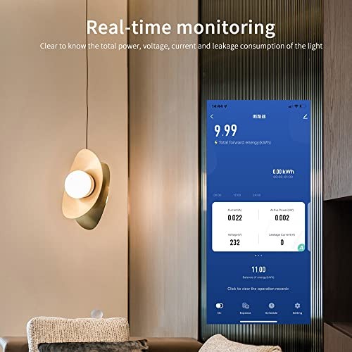 eMylo Medidor de energía inteligente monofásico 63A 80-400V – Disyuntor y