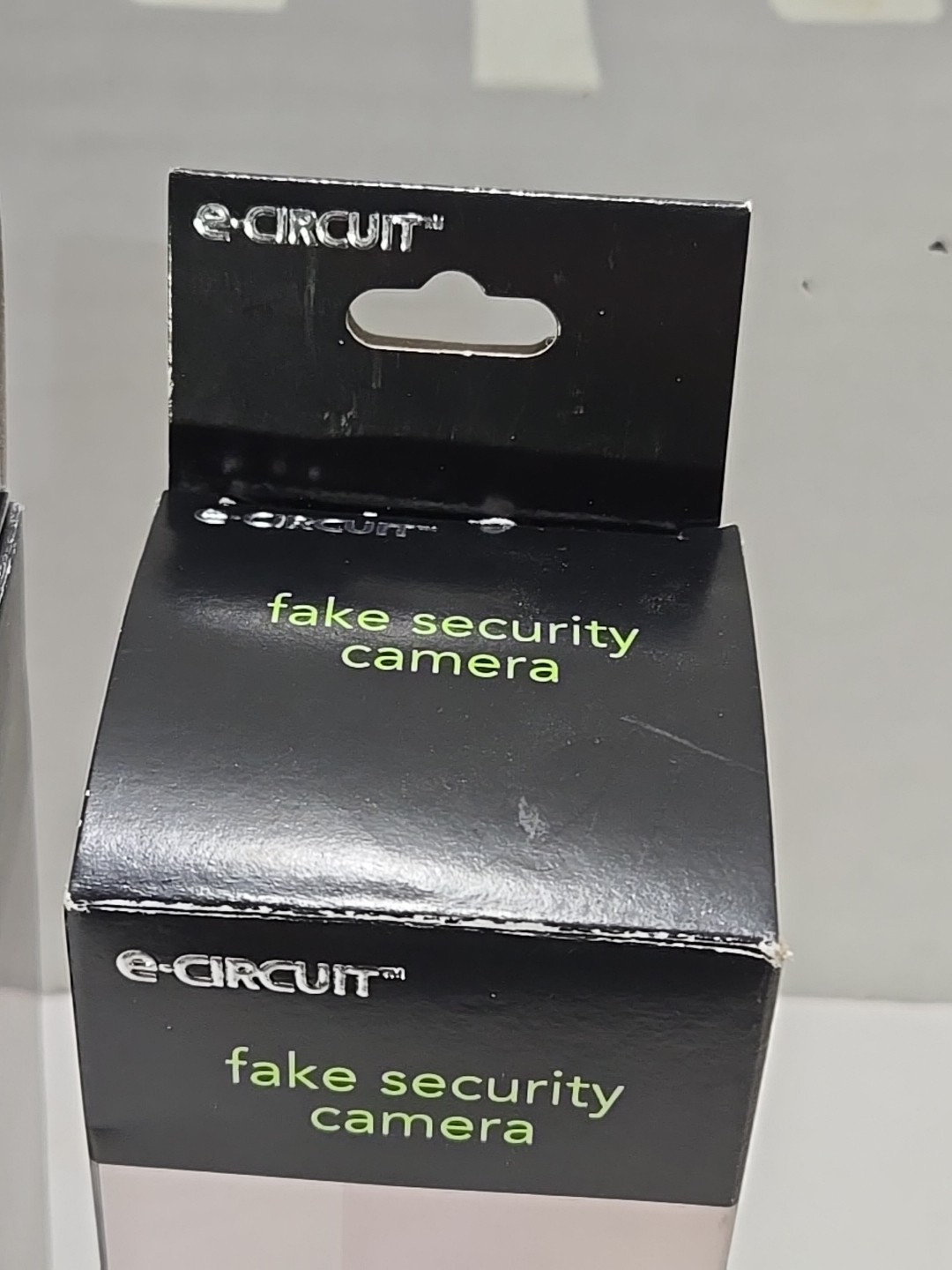 E-circuit 2 Pack Fake Security Camera Dummy White w Flashing Red LED Light New