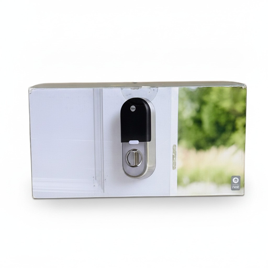 Nest x Yale Smart Lock Satin Nickel Keyless Deadbolt Nest Connect NEW FAST SHIP