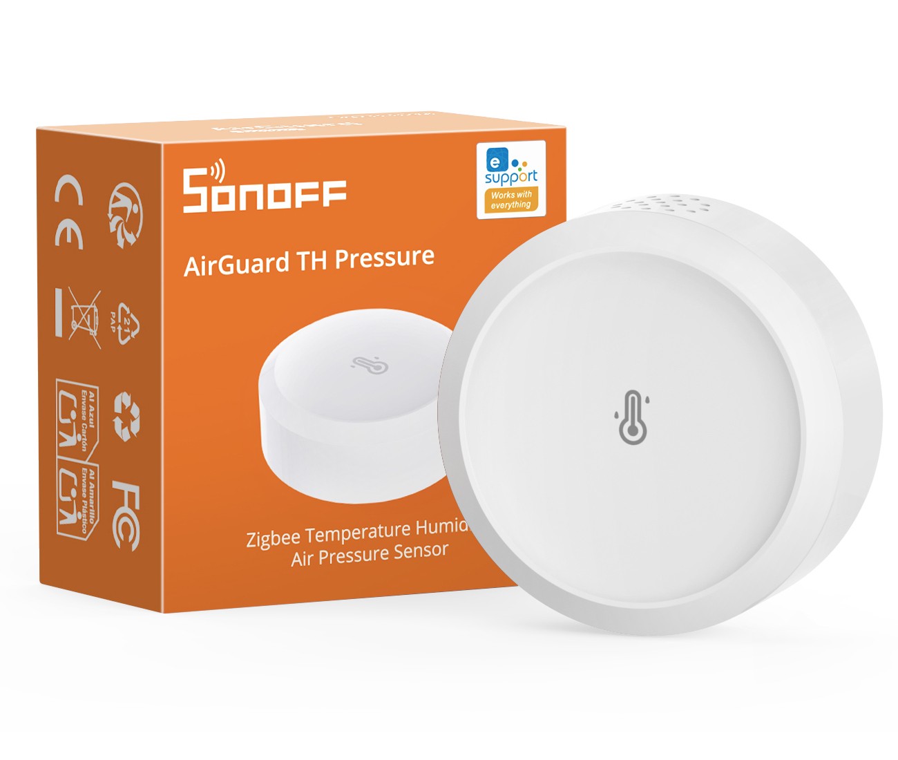 SONOFF Zigbee3.0 Temperature Humidity Air Pressure Sensor Thermometer Hygrometer