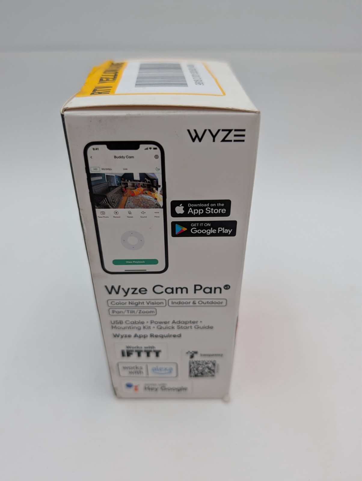 Wyze Cam Pan v3 Indoor/Outdoor Wifi Pan/Tilt/Zoom Smart Home Security Camera New