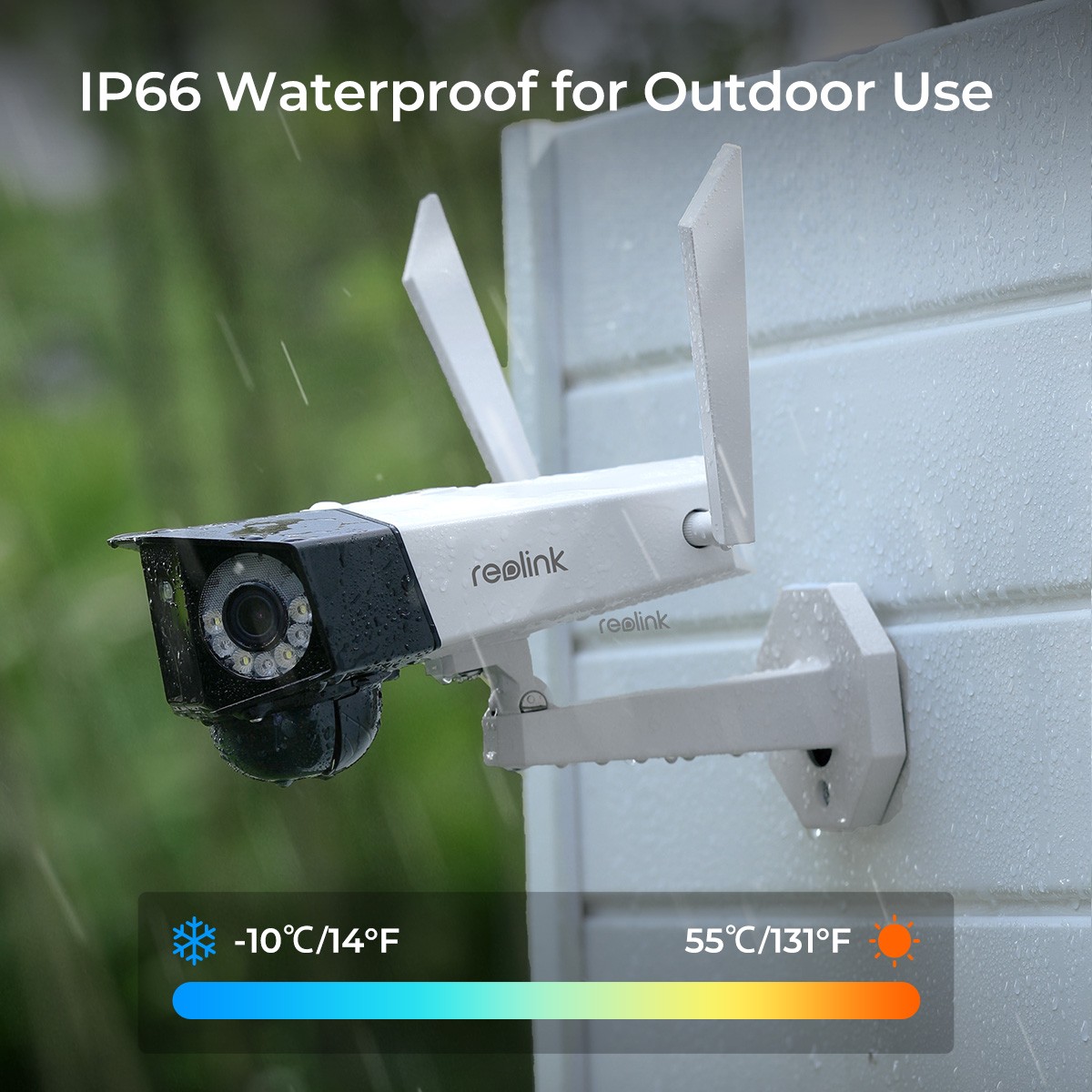 Reolink Duo 2 LTE 4G Cellular Solar Security Camera Wireless 180° View AI Detect