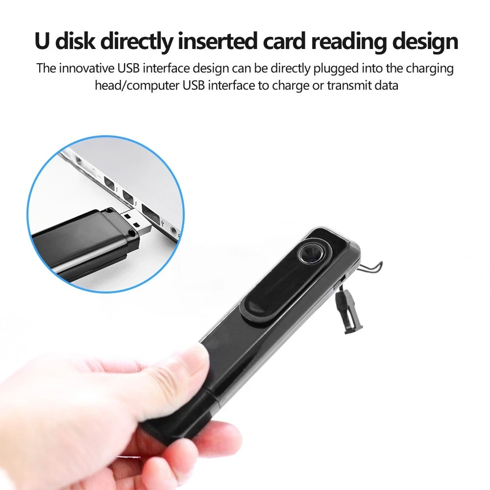 Mini Body Camera Portable Wearable Clip Pocket Cam Video Recorder 1080P