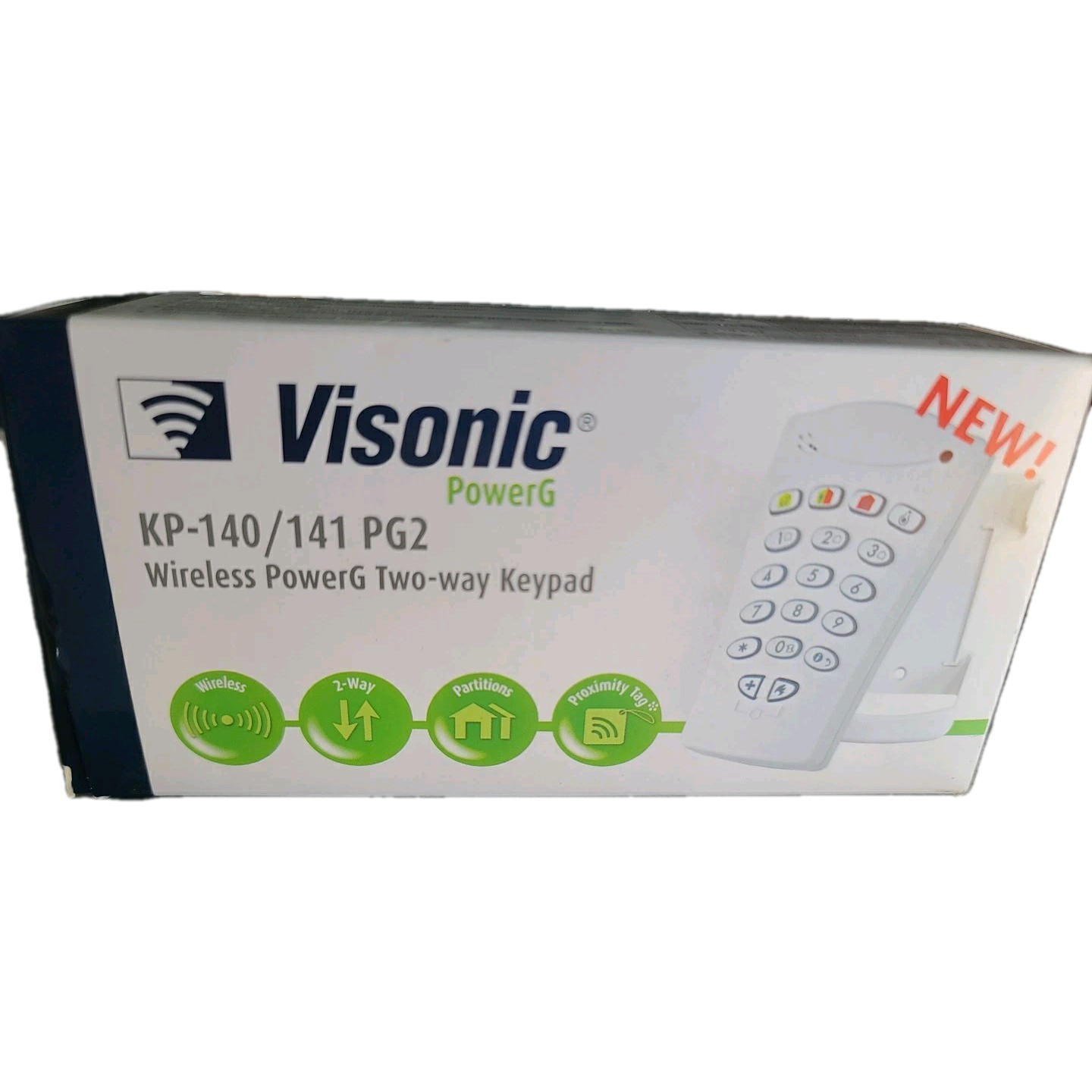 Visonic KP-140/141 PG2 POWER G REMOTE 2-WAY KEYPAD ( 433-0:037)