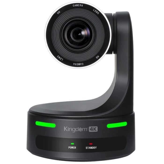 Kingdom 4K PTZ Camera KRVC4KB for Live Streaming with 20x Optical Zoom – Black