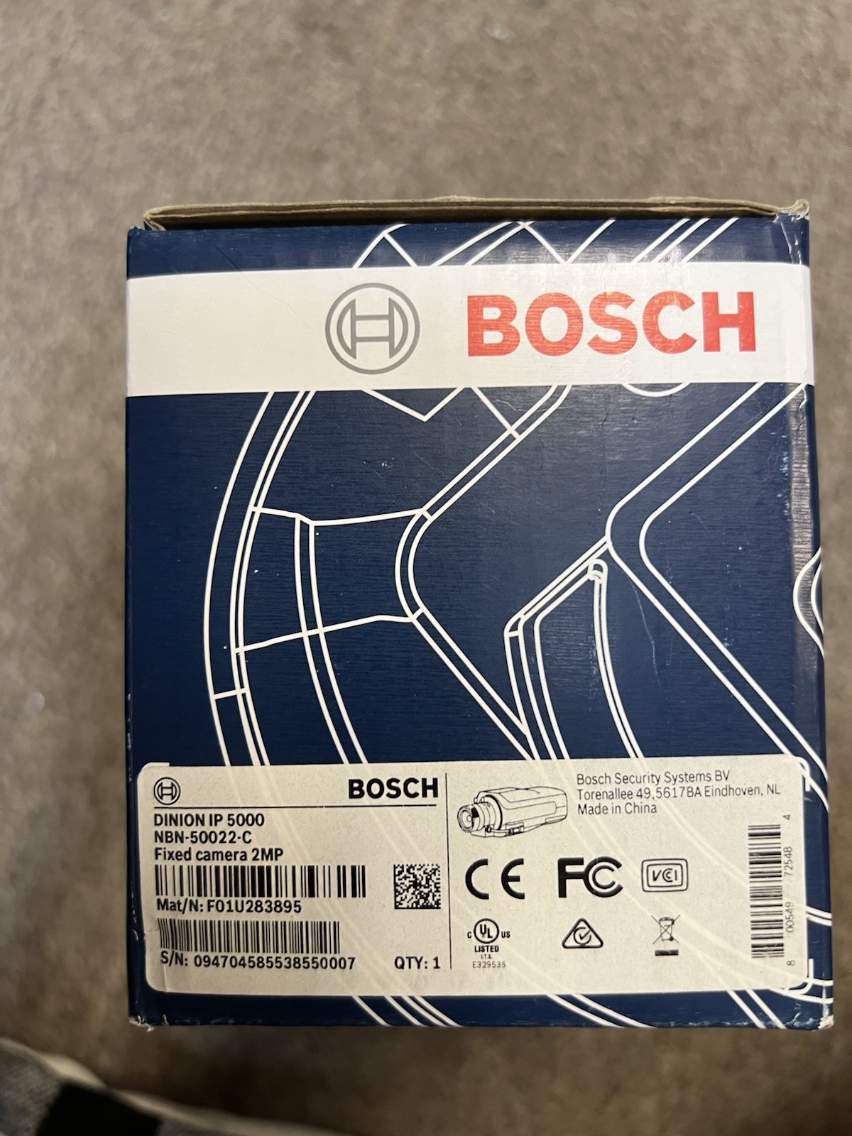 Bosch DINION IP 5000 NBN-50022-C 2MP 1080p PoE Network Box Security Camera