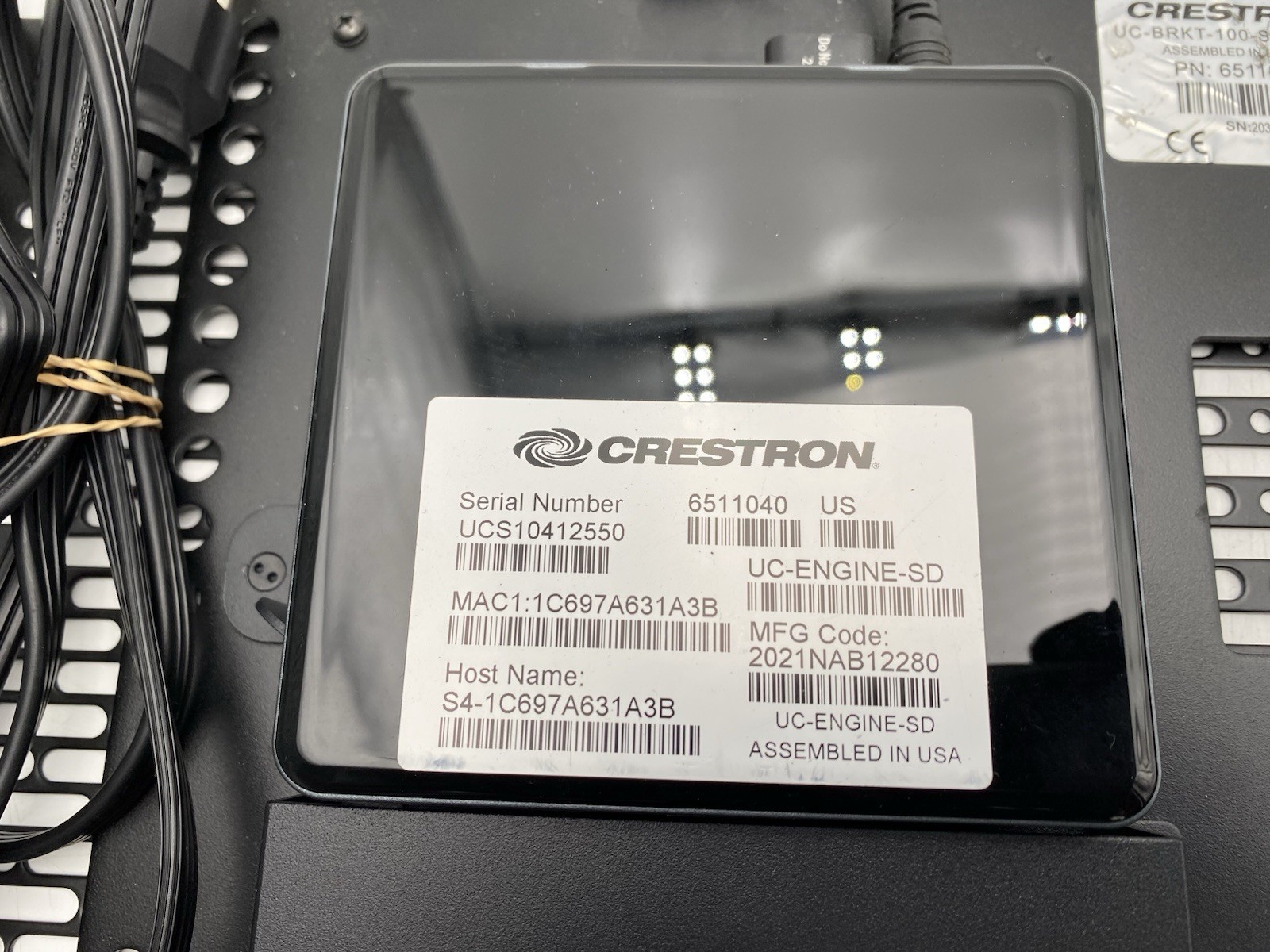 LOT OF 2 Crestron UC-ENGINE-SD 6511040 w/ HD-CONV0USB-200 UC-BRKT-100-SD-ASSY