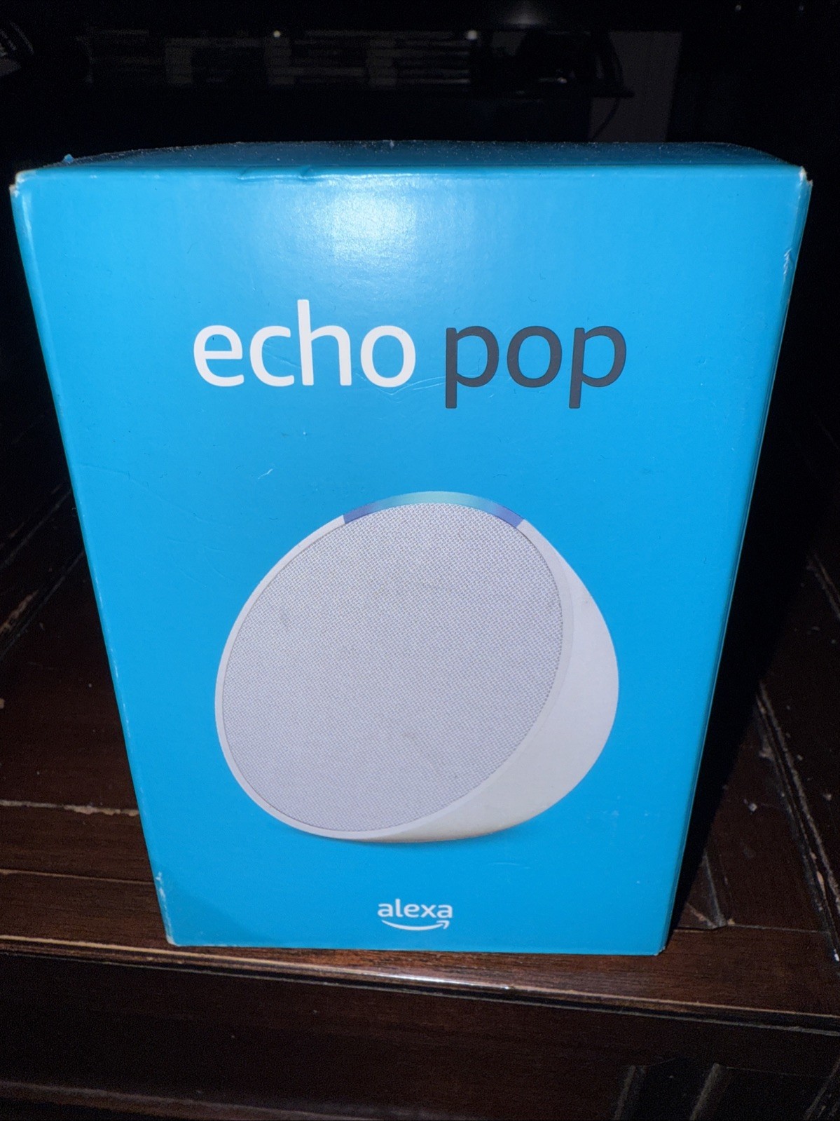 Amazon Echo Pop 1st Gen 2023 Smart Speaker W/Alexa – Glacier White