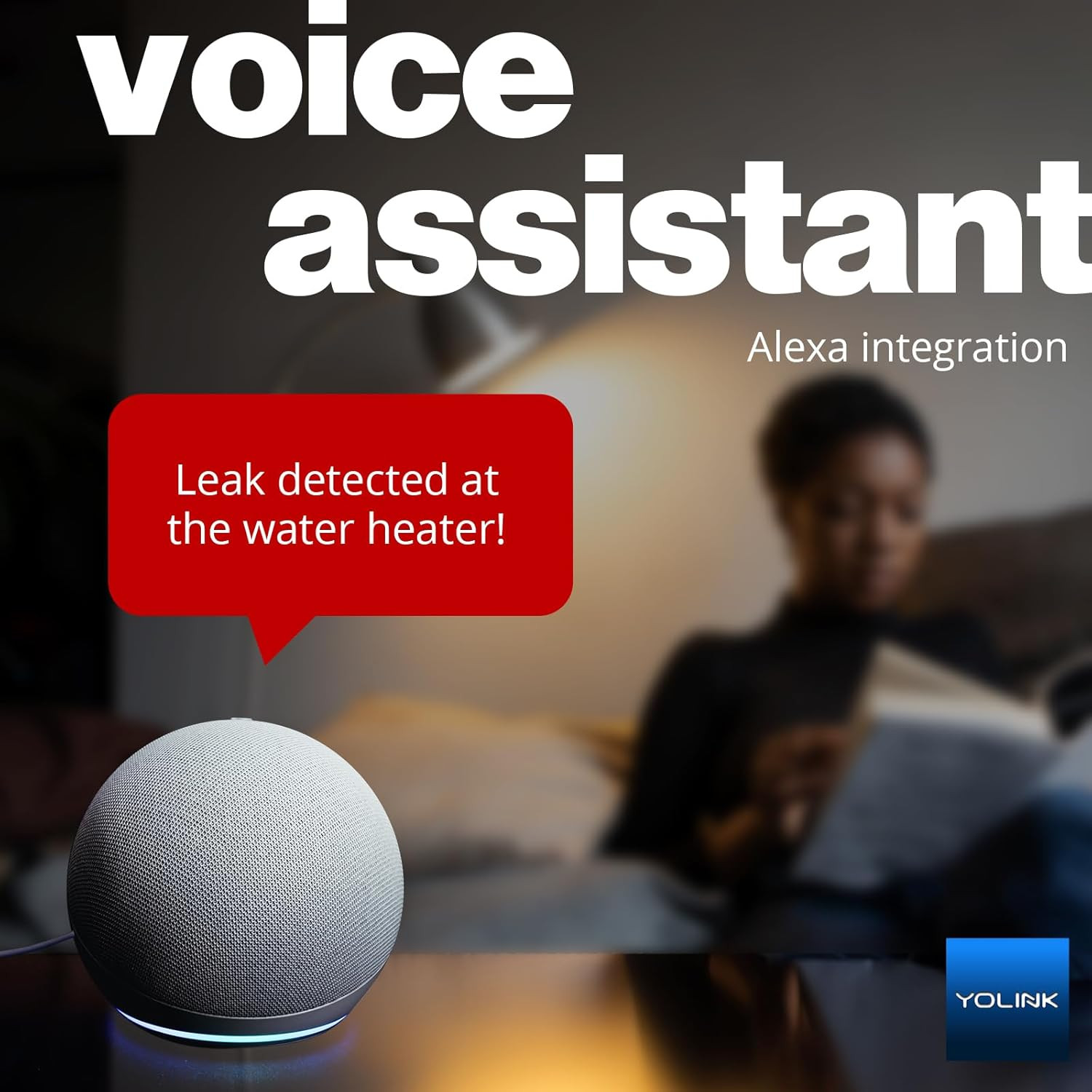 Water Leak Detector 4 with 105Db Audio Alarm, Freeze Warning, App Push, Email Al