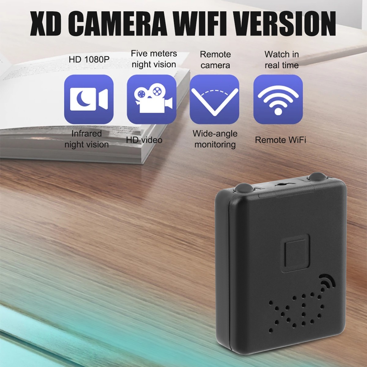 Smart Mini Wireless WiFi Camera Home Security 1080P HD Night Vision Cam Battery
