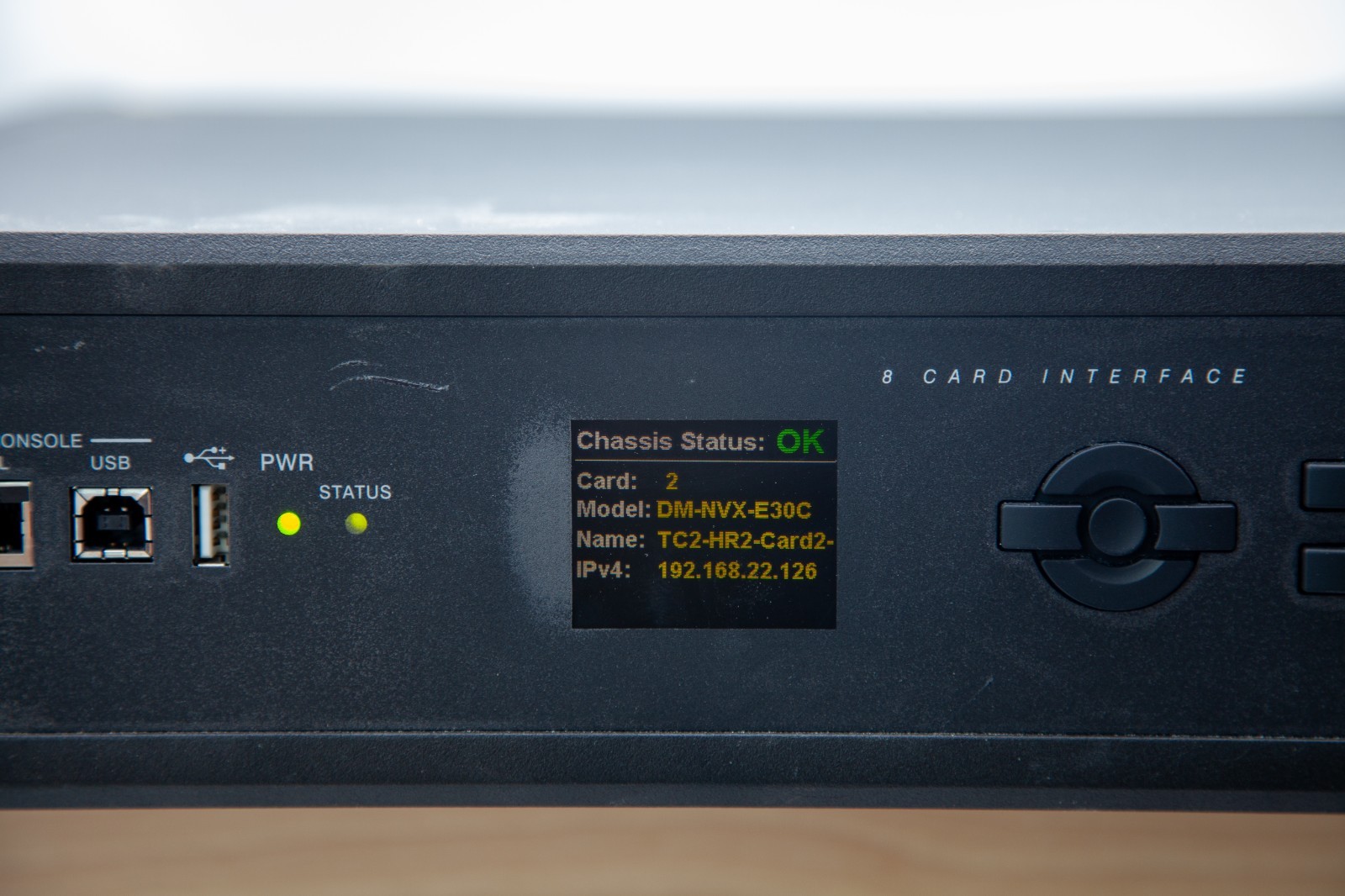 Crestron DMF-CI-8 DigitalMedia Card Chassis for DM-NVX-C & DMCF – Chassis ONLY
