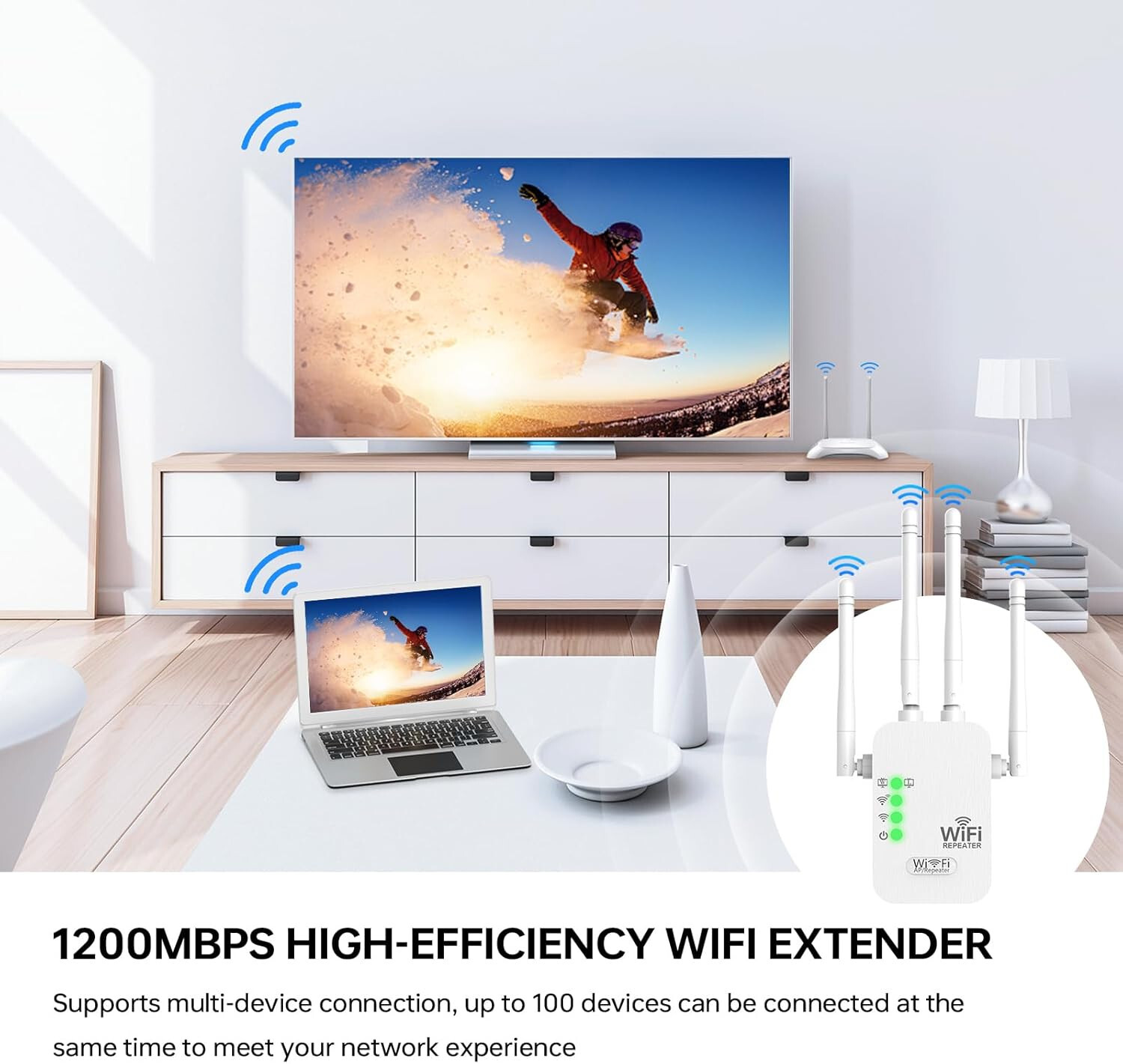 Repeater Router 802.11 Ethernet Wifi Power Boost Long Range Internet Extender US