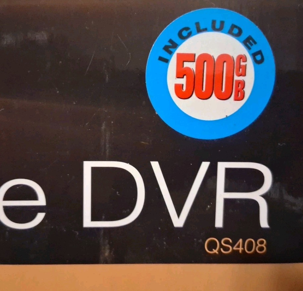 Q-See Security DVR W/500Gb- 4 Cams,Mouse,Remote,email Alert,Motion Det. New