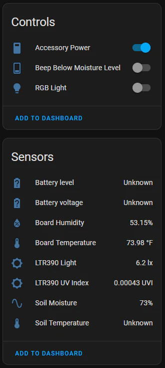 Sensor PLT-1 Plant Battery (Not Included) NEW
