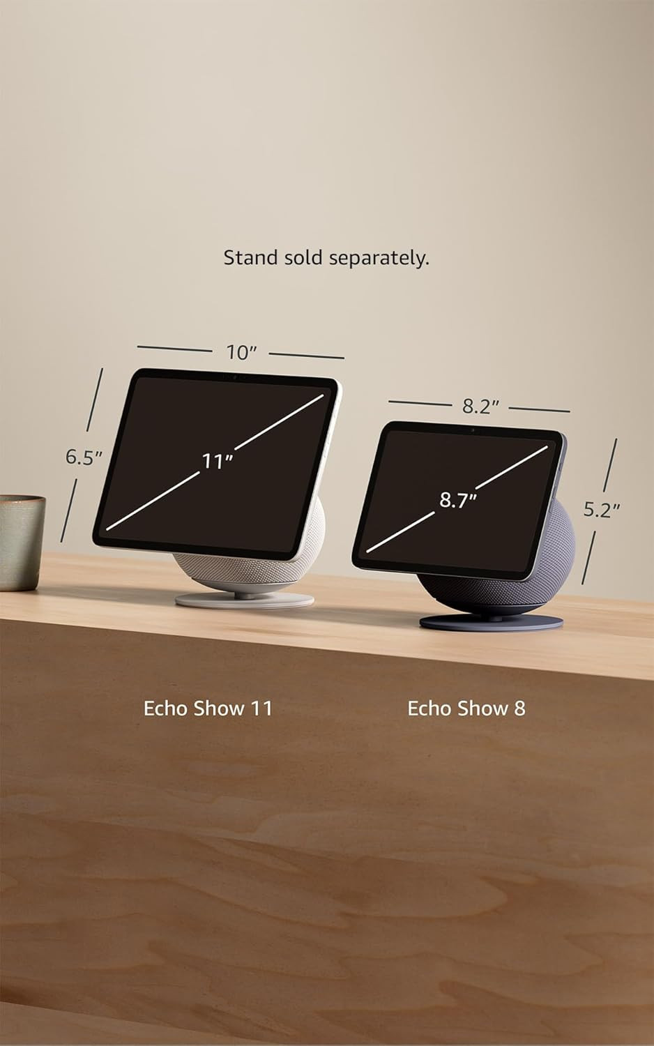 Echo Show 11 (Newest Model), Vibrant Full-Hd 11″ Display with More Viewing Area