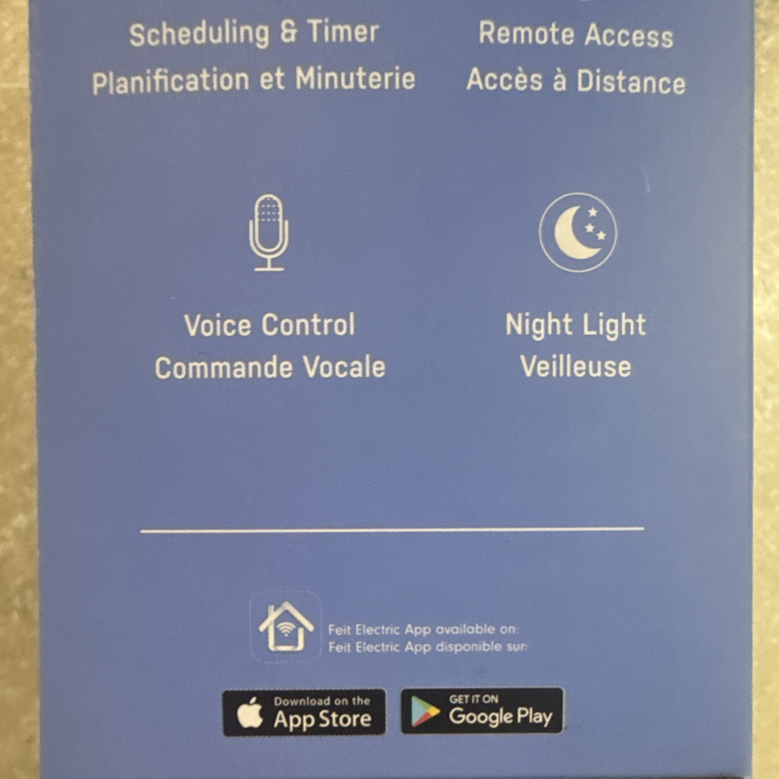 Feit Electric Smart WiFi Plug w/ Night Light Alexa Google Siri 120V 15A White