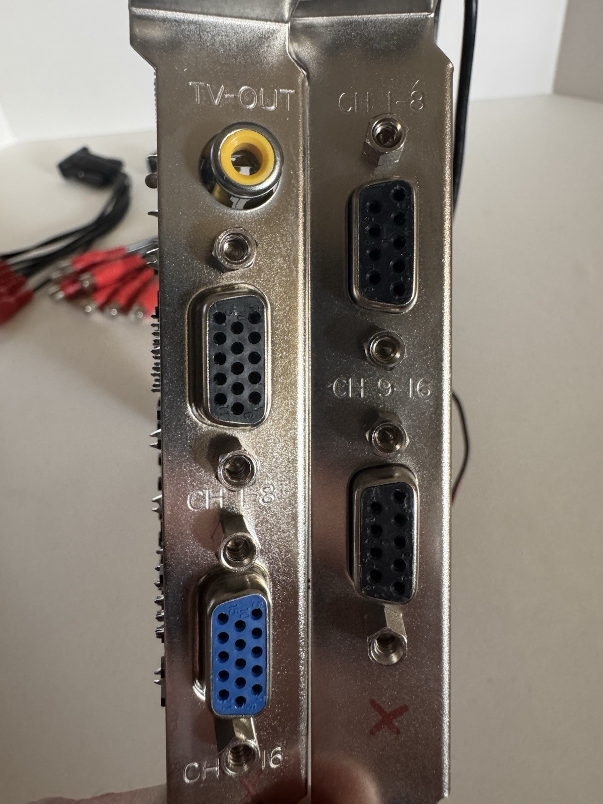 Geovision GV1480A DSUB V3.1 PCI-e DVR CCTV Surveillance Capture Card