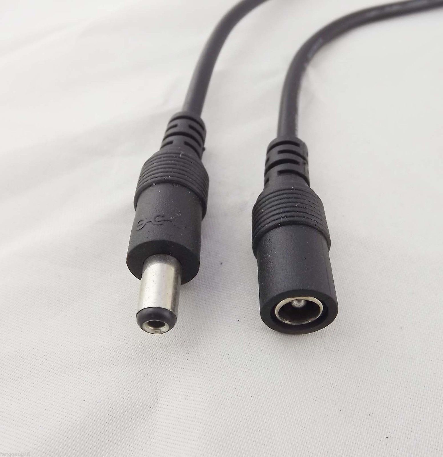 DC Power Adapter Cord 5.5mm x 2.1mm Male to Female Barrel Connector Cable 50cm
