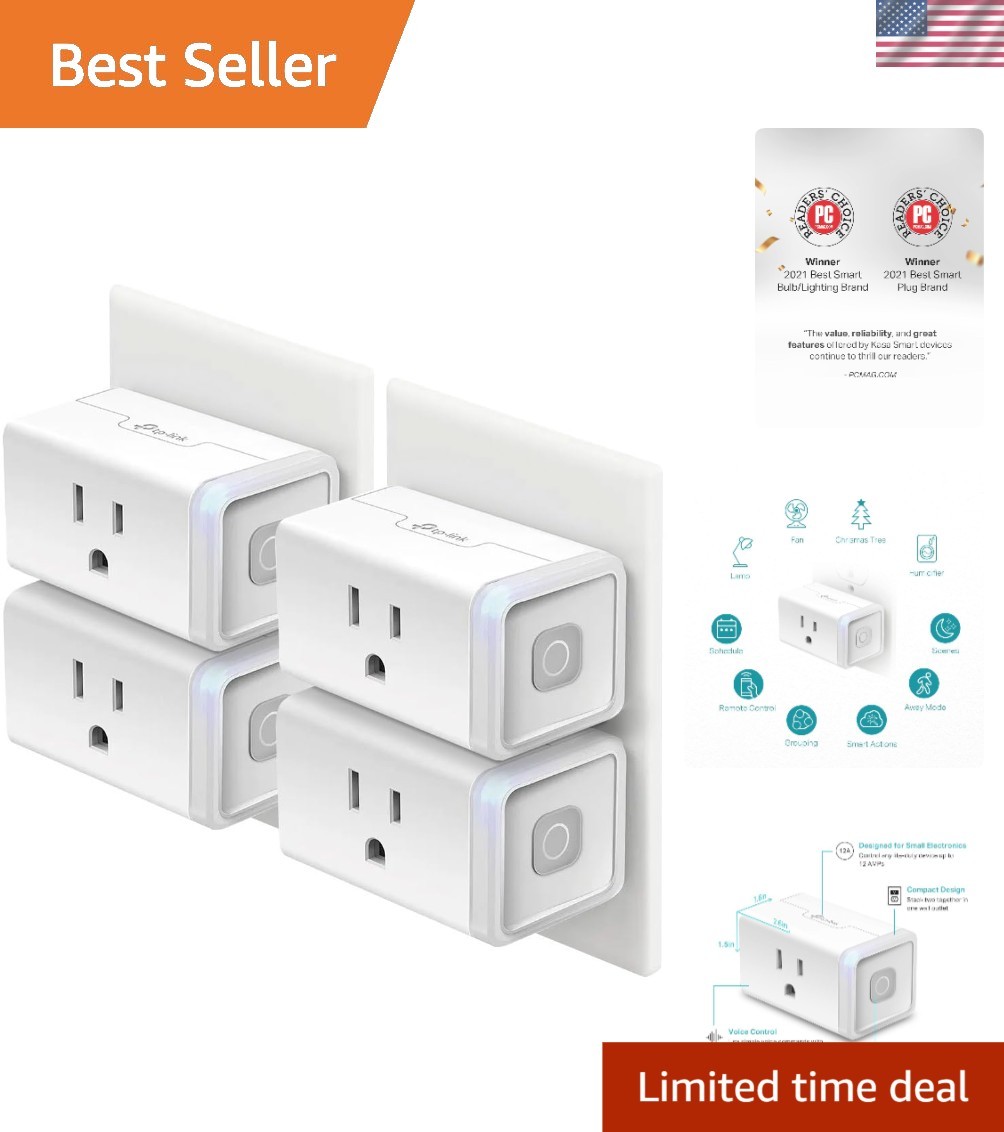 Plug , Smart Home Wi-Fi Outlet Works with Alexa, Echo, Google Home & IFTTT, N…