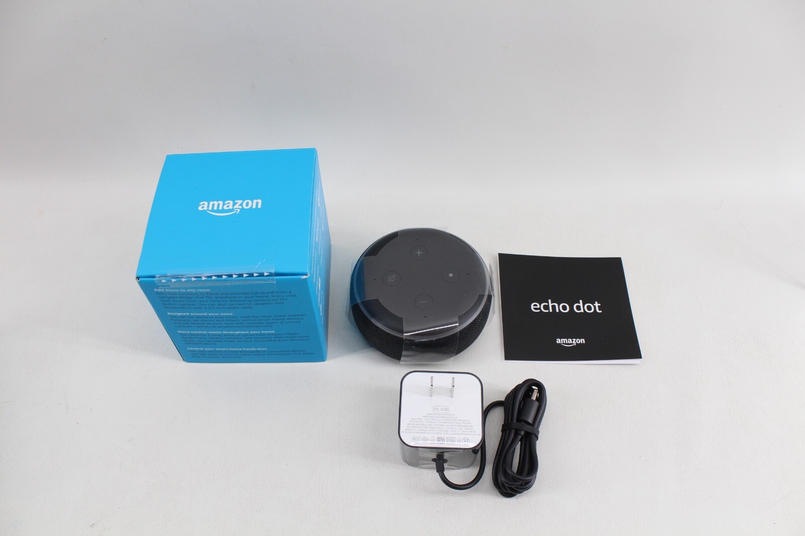 Amazon Echo Dot (3rd Generation) Smart Speaker w/ Alexa – Charcoal New Open Box