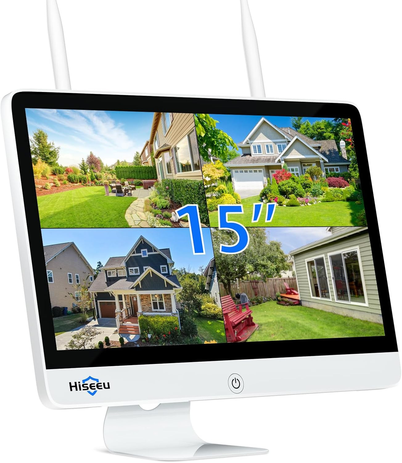 【No HDD】 15” LCD Wireless Wifi NVR 16 Channels Network Video Recorder, Built-In