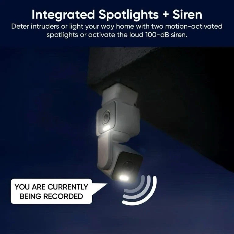 Wyze Duo Cam Pan 2K IP65 Indoor Outdoor Pan Tilt Camera Alexa Brand New Sealed