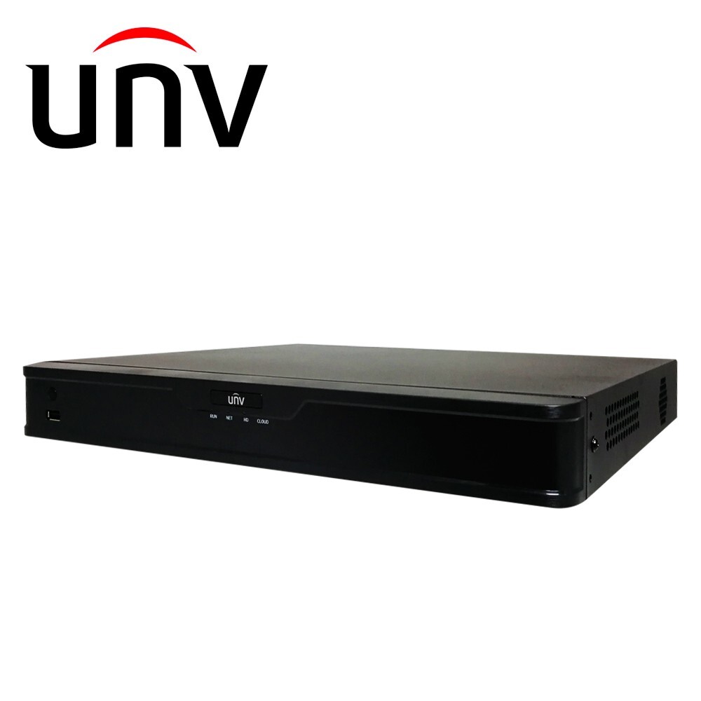 UNV Uniview 16 Channel 16 PoE NVR NDAA Compliant 4K Plug & Play PoE NVR 4TB PUR