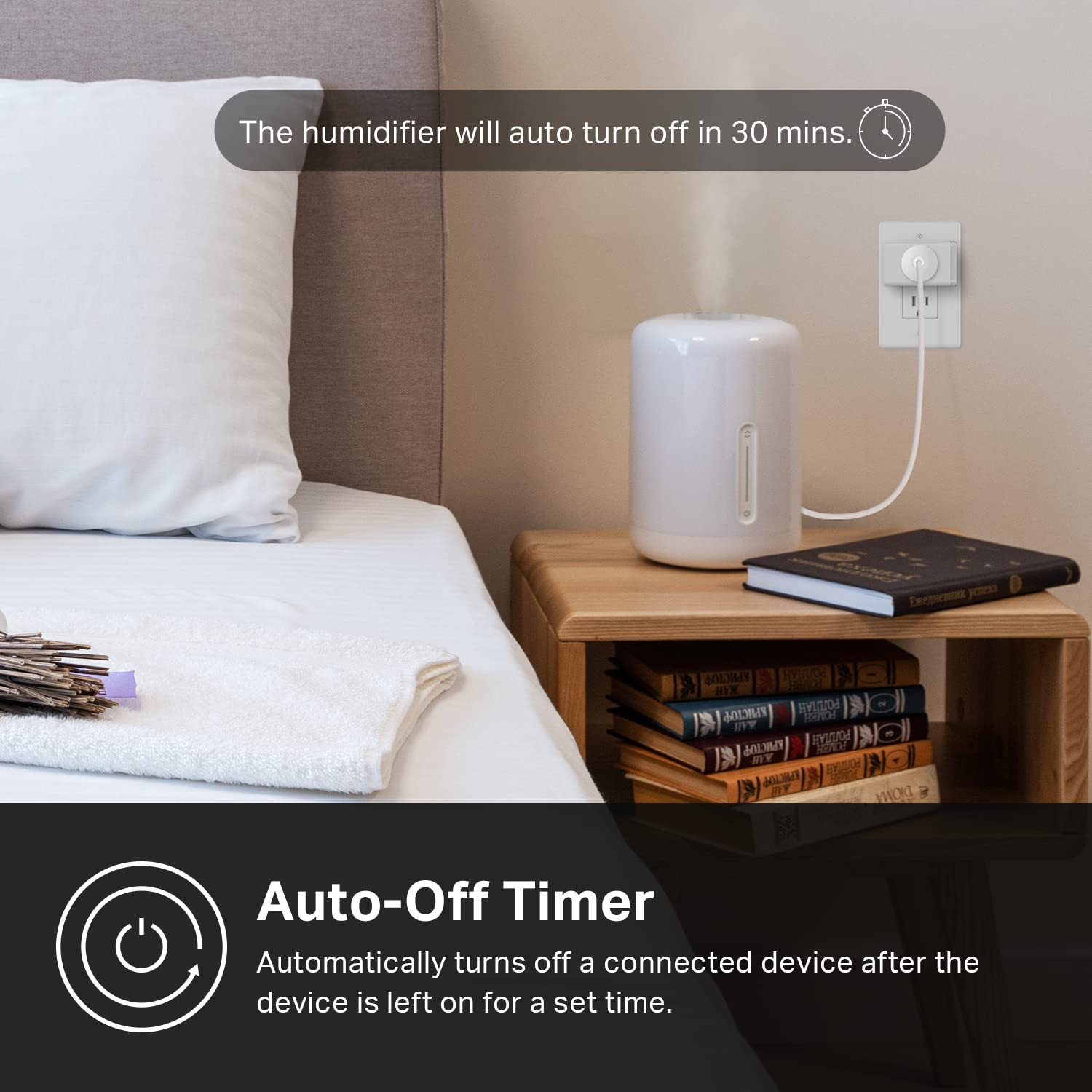 Kasa Smart Plug, Matter Compatible, Energy Monitoring, Compact Design, 15A/1800W