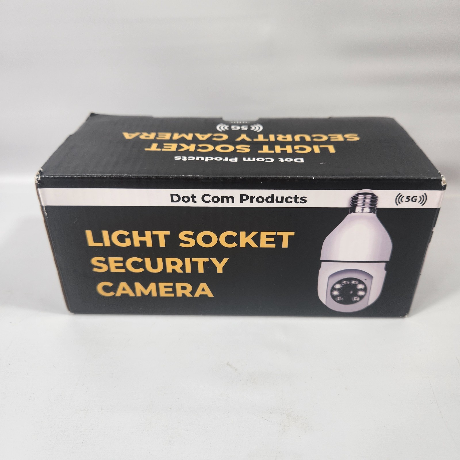 Dot Com Products Light Socket Security Camera New