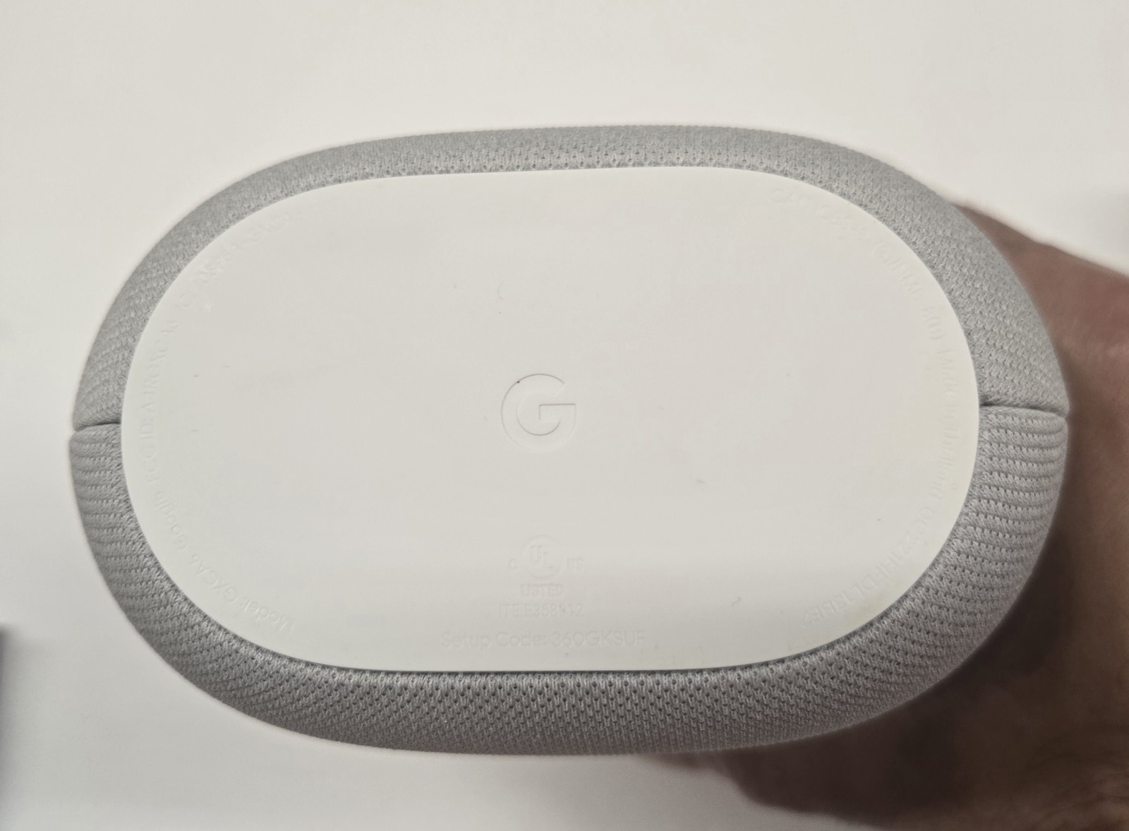 Google Nest Audio Smart Speaker Voice Assistant Chalk Light Gray
