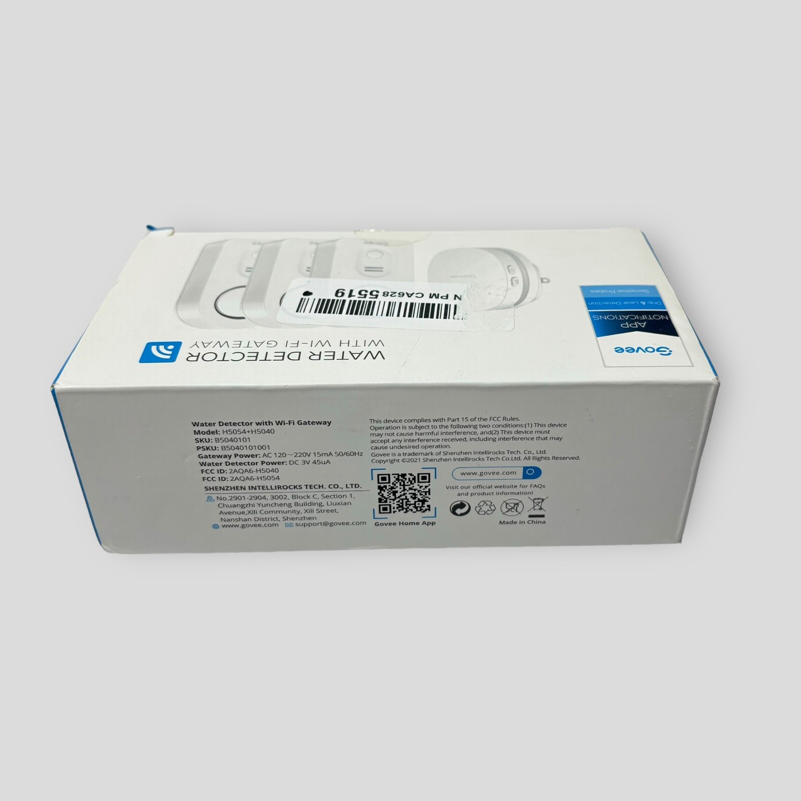 Govee Water Detector 3-pack With RF WiFi Gateway H5054 & H5040 OPEN BOX