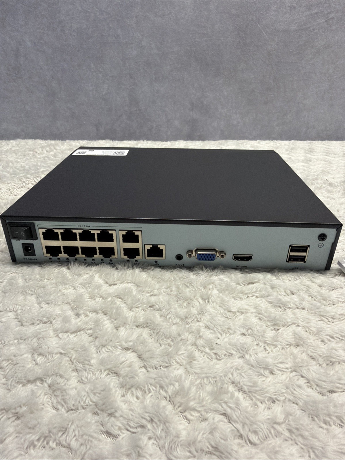 HEFLYCCTV 10 Channel NVR 4K Support 10 x 8MP/6MP/5MP/4MP/2MP/1080P IP Cameras