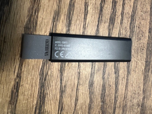SimpliSafe KF3B SSKF3 Key Fob Remote Black (1)